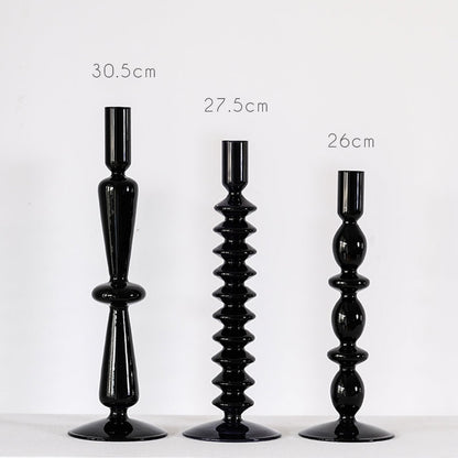 Chandelier à bougie superposé coloré pastel Garduru