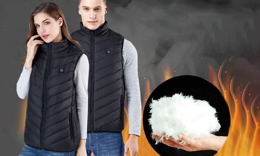 Floroux - Gilet chauffant unisexe pour un hiver chaud