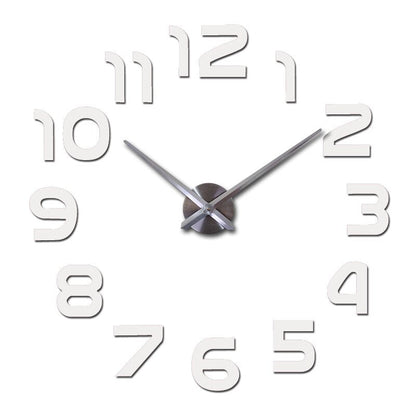 Horloge murale 3D en acrylique Floroux