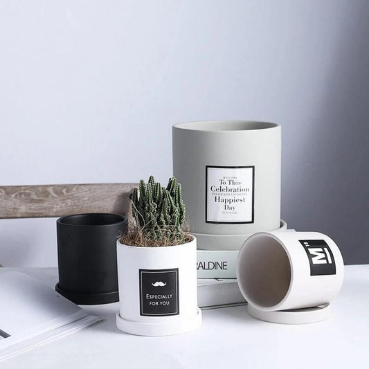 Collection de Pots de Fleurs Floroux | Vases et Jardinières Modernes | Design Minimaliste | Pots de Plantes Décoratifs