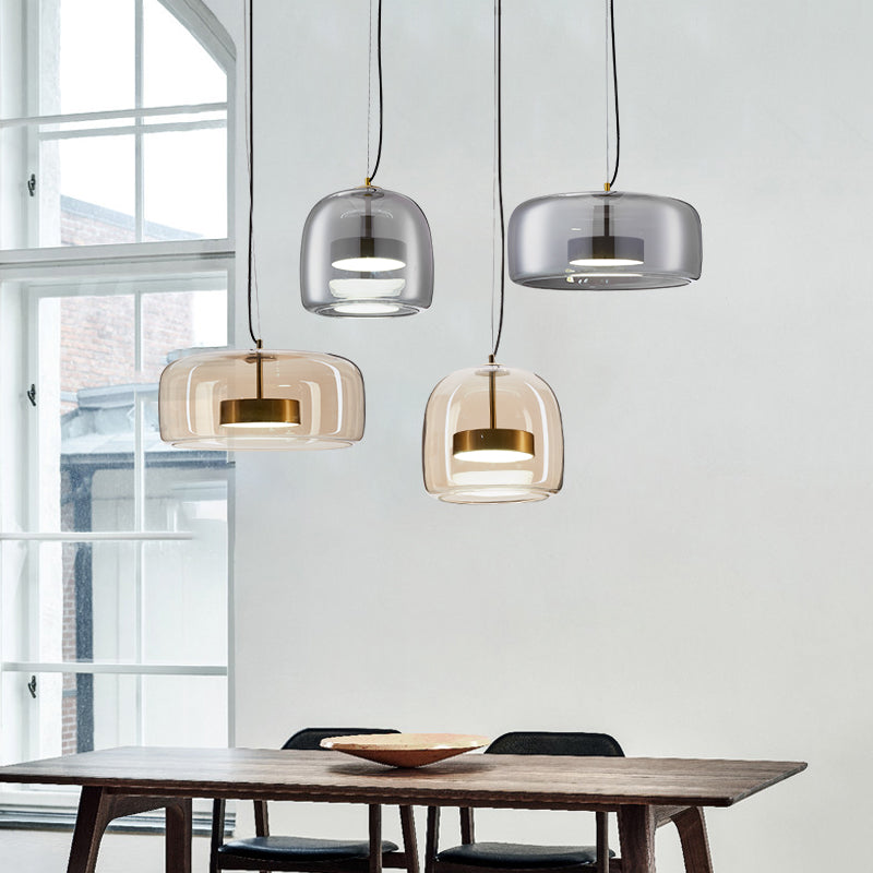 Floroux Hôtel Lampe Suspendue en Verre | Design Moderne | Lumière LED Dimmable