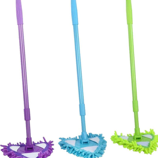 Mop de nettoyage triangulaire ajustable rotatif