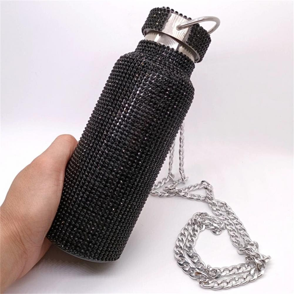 Floroux Glitter Insulated Bottle | Double Layer Stainless Steel | Insulated Bottle for Sports & Travel