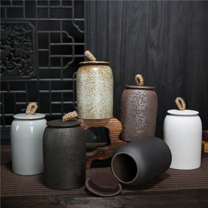 Floroux airtight coffee container in ceramic | Aroma protection for coffee and tea | Elegant storage | Freshness container for the kitchen