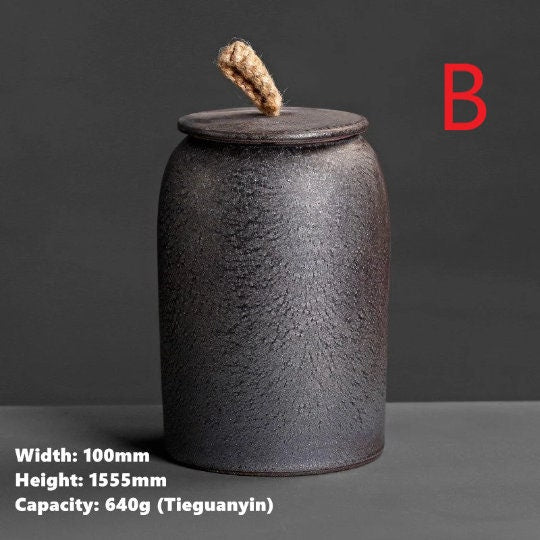 Floroux airtight coffee container in ceramic | Aroma protection for coffee and tea | Elegant storage | Freshness container for the kitchen
