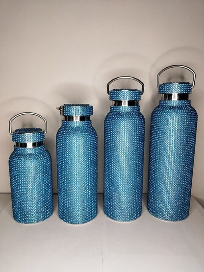 Floroux Glitter Insulated Bottle | Double Layer Stainless Steel | Insulated Bottle for Sports & Travel