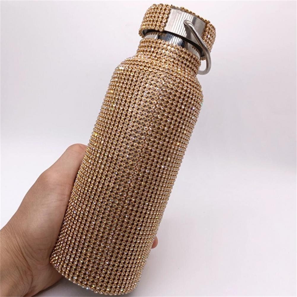 Floroux Glitter Insulated Bottle | Double Layer Stainless Steel | Insulated Bottle for Sports & Travel