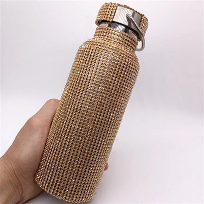 Floroux Glitter Insulated Bottle | Double Layer Stainless Steel | Insulated Bottle for Sports & Travel