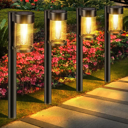 Éclairage de chemin solaire moderne et luxueux - LumiPath