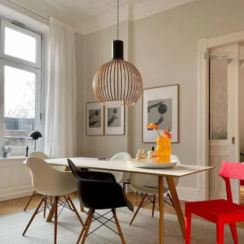 Floroux designer cage à oiseaux lampe japonaise créative restaurant octo suspensions