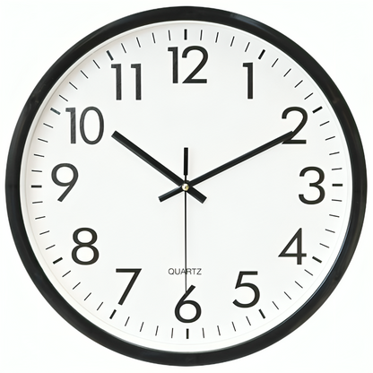Montre atomique luxueuse pour intérieur et extérieur – Design noir intemporel