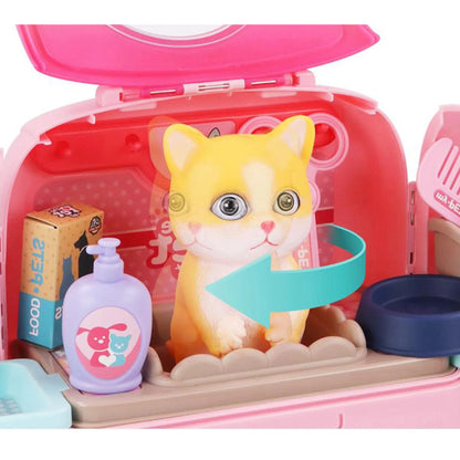 Pet Paradise - Ensemble de soins pour animaux portable pour enfants