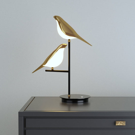 Lampe de table LED oiseau