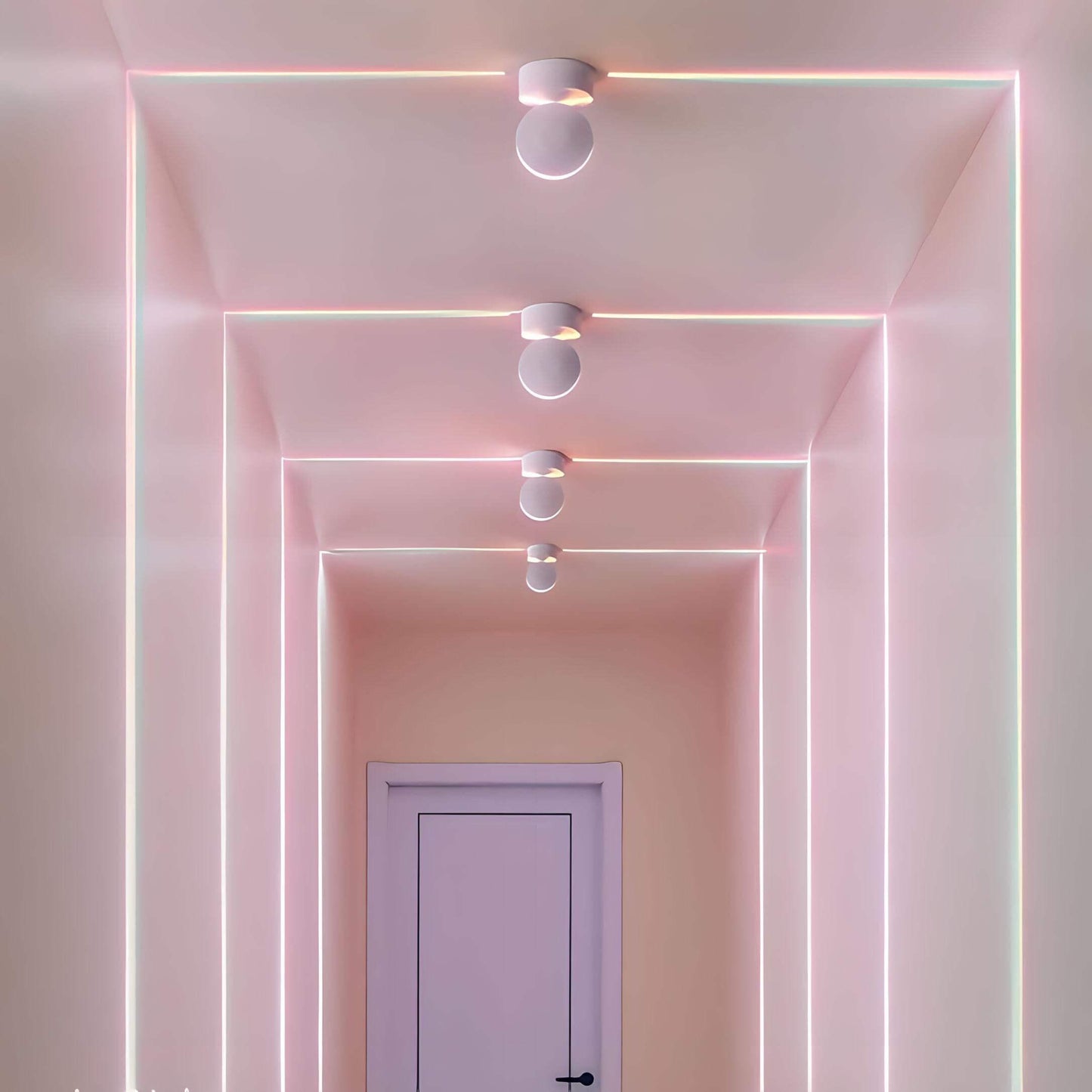 Éclairage de rebord de fenêtre LED – Lumina – faisceaux à 360 degrés – décoration de couloir élégante