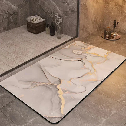 Floroux de Bain Antidérapant et Ultra-absorbant - Sèche rapidement