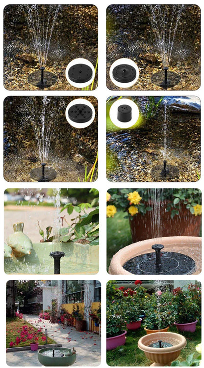 TranquilFlow – Fontaine de Jardin Apaisante avec Lumière du Soleil