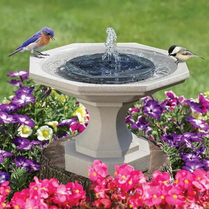 TranquilFlow – Fontaine de Jardin Apaisante avec Lumière du Soleil