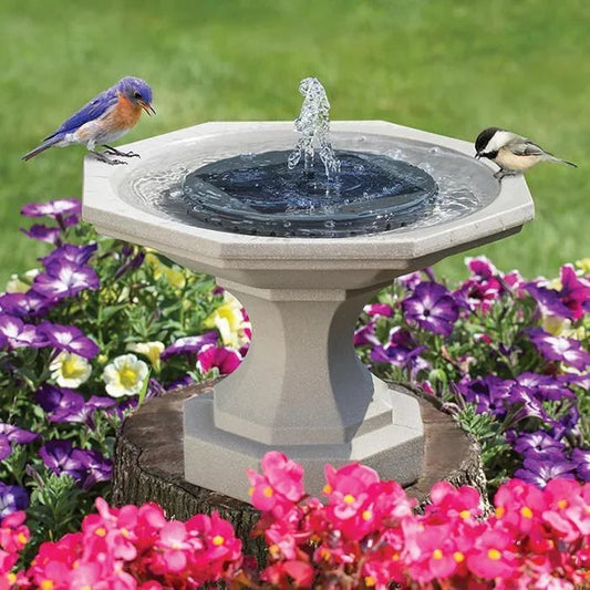 TranquilFlow – Fontaine de Jardin Apaisante avec Lumière du Soleil