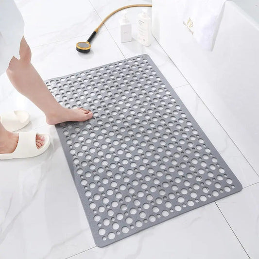Tapis de douche antibactérien antidérapant avec ventouses | Solution de bain sûre et hygiénique pour les familles