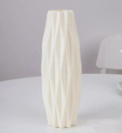 Floroux Geometric Flower Vase | Narrow Vase | Modern Design | Home & Office Decoration