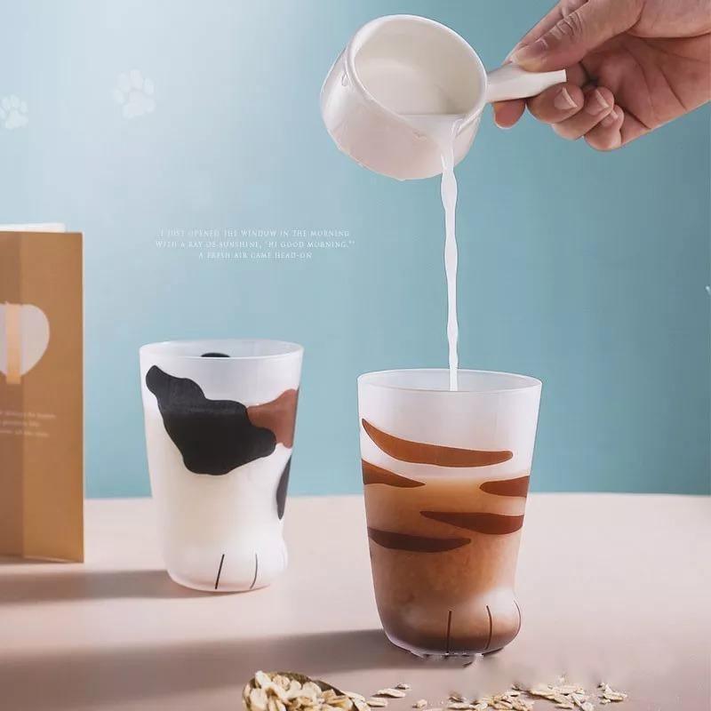 Floroux Design Pattes de Chat Verres | Jolis Verres à Boire pour la Maison | Décoration & Fonction