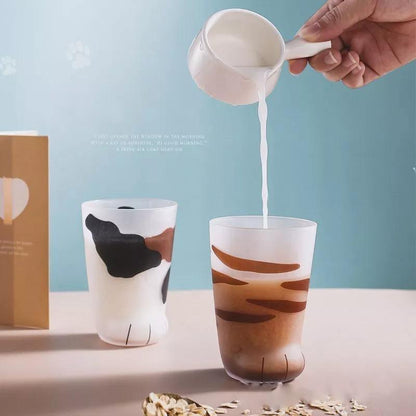 Floroux Design Pattes de Chat Verres | Jolis Verres à Boire pour la Maison | Décoration & Fonction