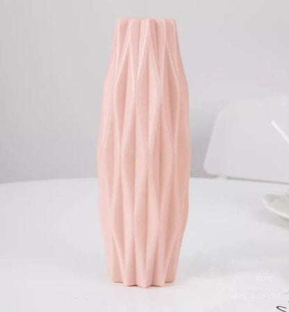 Floroux Geometric Flower Vase | Narrow Vase | Modern Design | Home & Office Decoration