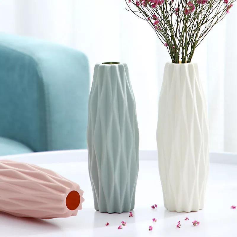 Floroux Geometric Flower Vase | Narrow Vase | Modern Design | Home & Office Decoration