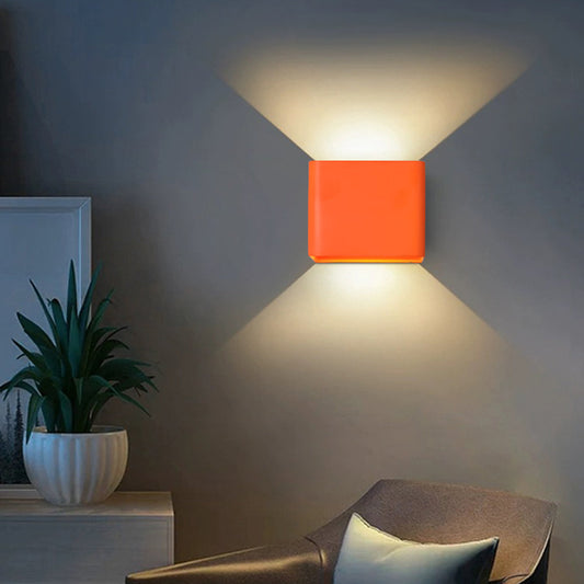 LuminaSquare - Applique murale carrée moderne