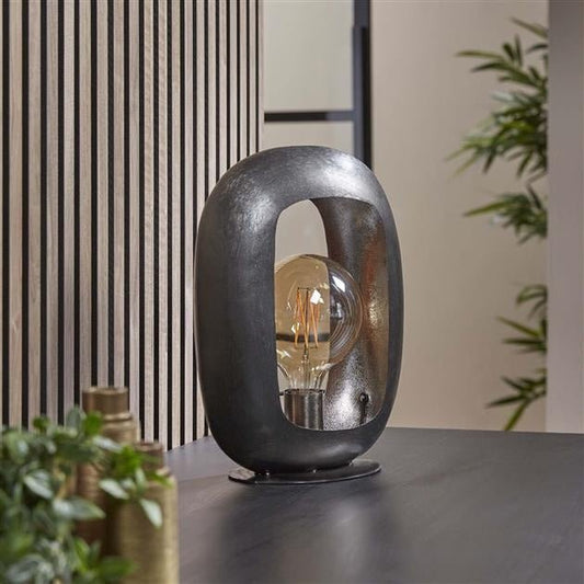 ÉléganceNoire - Lampe de table industrielle au design unique