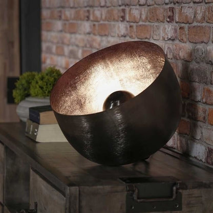 Floroux – Lampe de table en nickel moderne