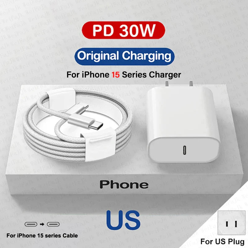 Chargeur sans fil magnétique Qi rapide 30W pour iPhone - Chargeur de téléphone Power Delivery PD