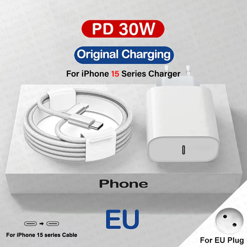 Chargeur sans fil magnétique Qi rapide 30W pour iPhone - Chargeur de téléphone Power Delivery PD