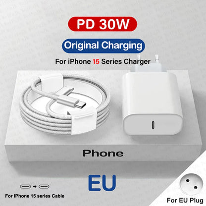 Chargeur sans fil magnétique Qi rapide 30W pour iPhone - Chargeur de téléphone Power Delivery PD