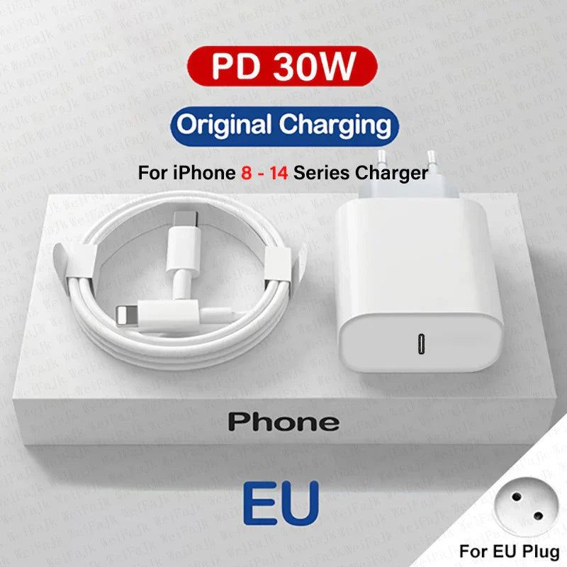 Chargeur sans fil magnétique Qi rapide 30W pour iPhone - Chargeur de téléphone Power Delivery PD