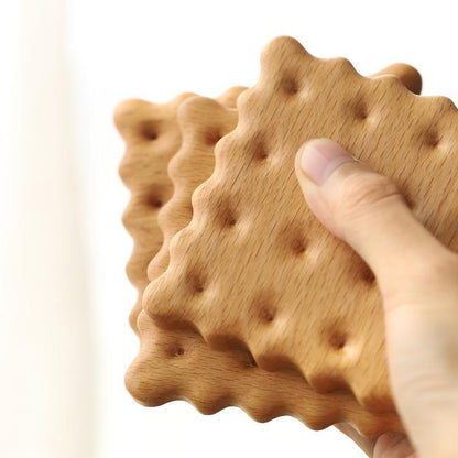 CookieCoasters - Sous-verres en bois avec design unique