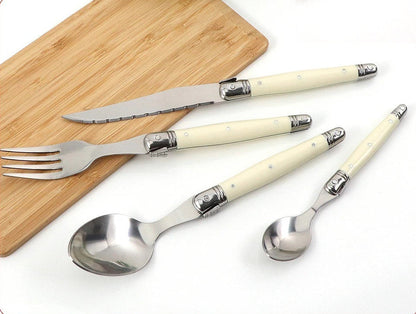 Set de couverts Laguiole couleur ivoire