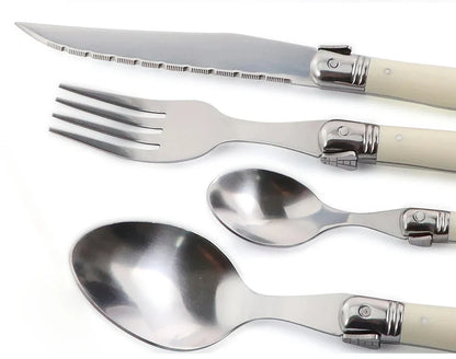 Set de couverts Laguiole couleur ivoire