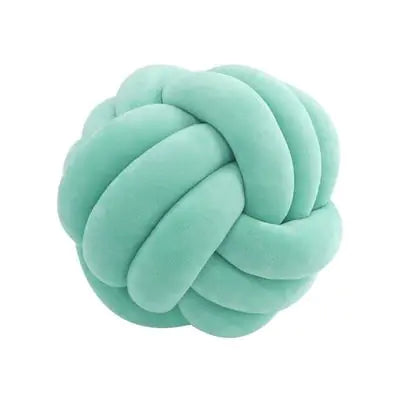 Coussin de lancer en balles nouées décoratives PlushKnot