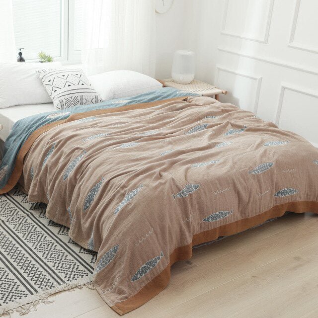 Douce couverture japonaise à jeter