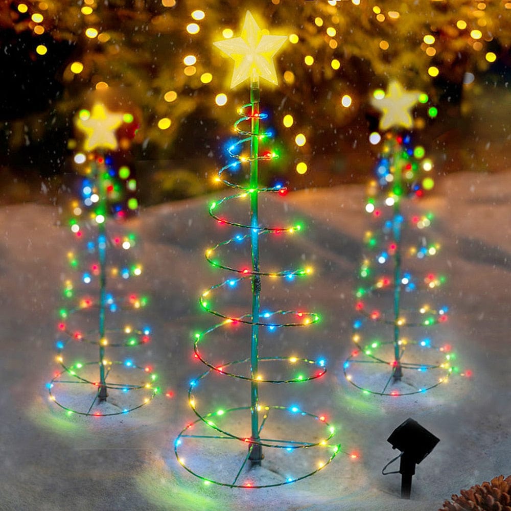 Floroux | Durable LED en forme de spirale arbre