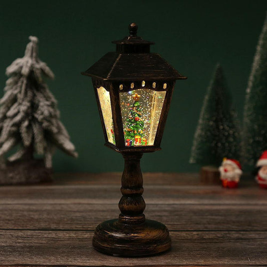 Lampes de table de nuit de Noël illuminées - Décorations Père Noël, Bonhomme de neige et Arbre