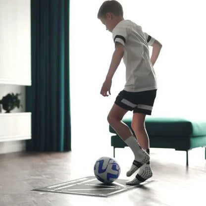 Tapis d'entraînement de compétences de football junior - Améliorez vos compétences en football à la maison
