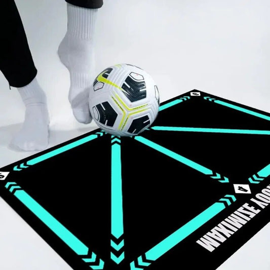 Tapis d'entraînement de compétences de football junior - Améliorez vos compétences en football à la maison