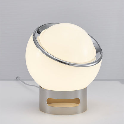 Floroux – Élégante lampe de table de style Bauhaus avec verre opale