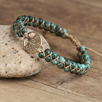 Auralyn - Bracelet Arbre de Vie Spirituel avec Jaspe