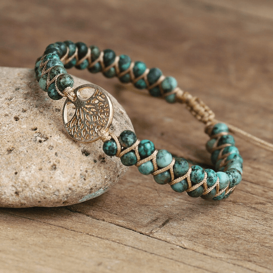Auralyn - Bracelet Arbre de Vie Spirituel avec Jaspe