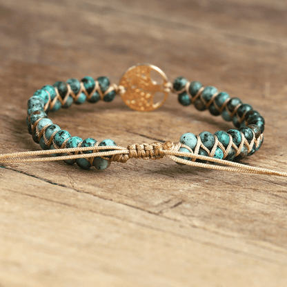Auralyn - Bracelet Arbre de Vie Spirituel avec Jaspe