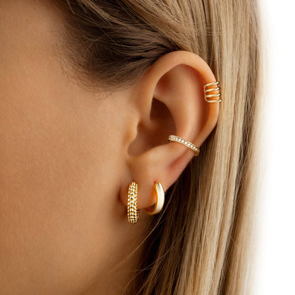 Aurilia Boucles d'oreilles élégantes en créoles