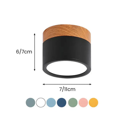Floroux Cylindre LED Plafonniers pour Couloirs